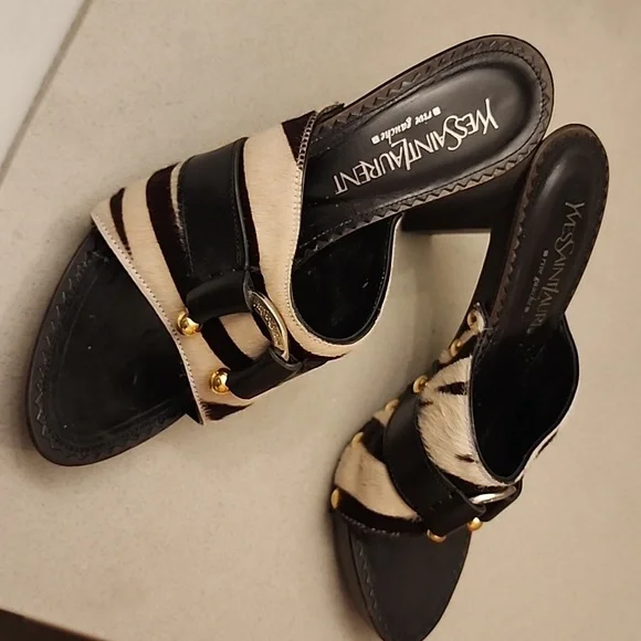 Yves St. Laurent YSL Zebra heels size ( 38EU) - Picture 1 of 7